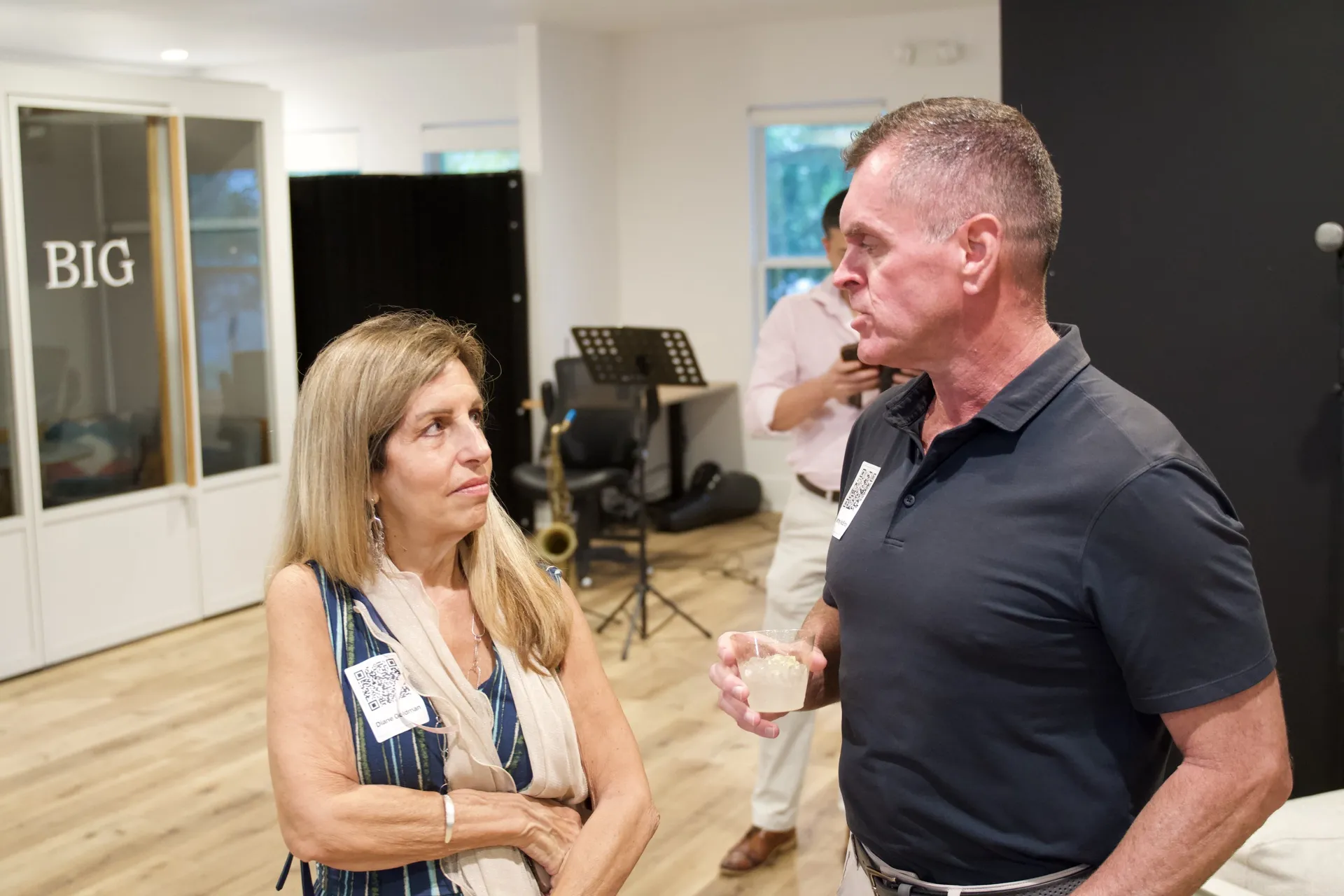 Partners meeting face to face