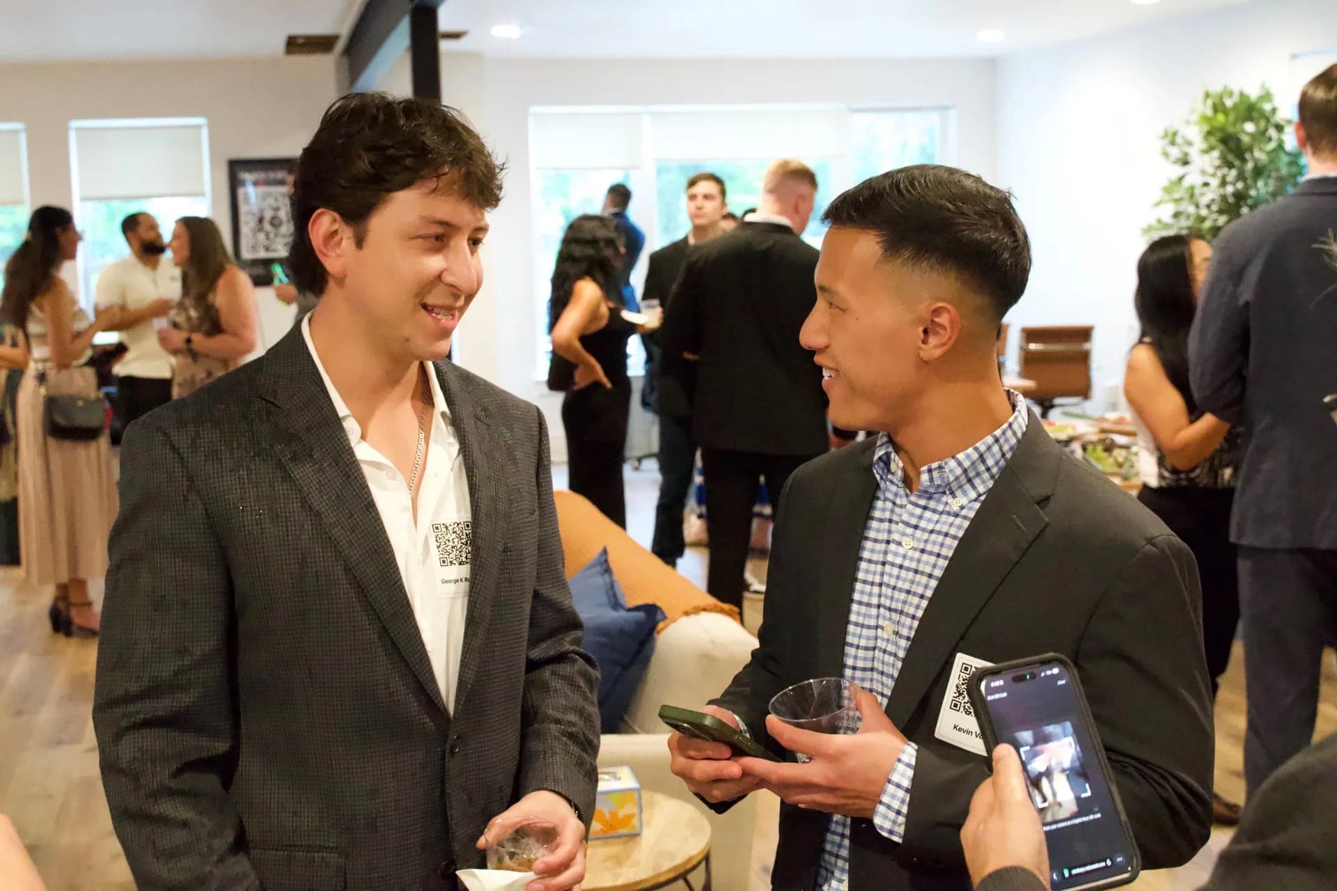 Guests connecting at a Capitol Keys event