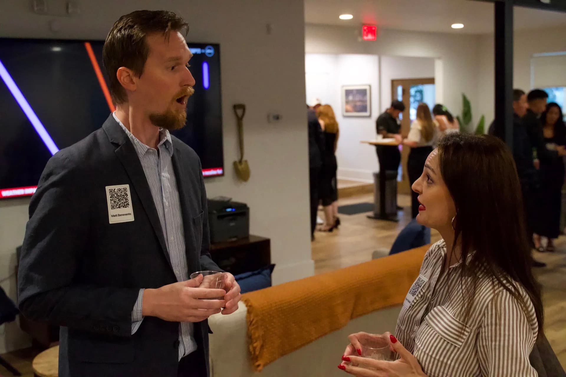 Guests connecting at a Capitol Keys event