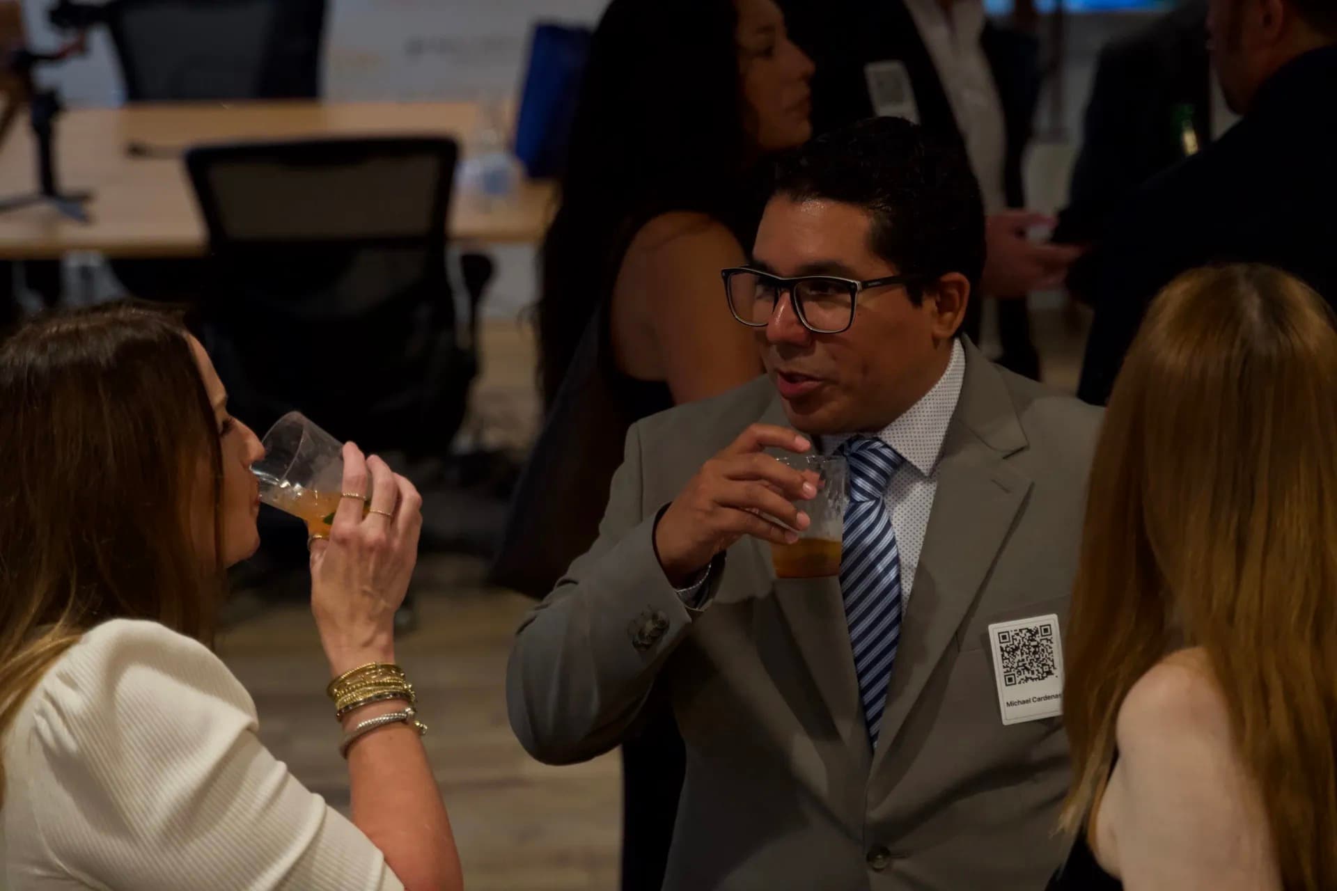 Guests connecting at a Capitol Keys event
