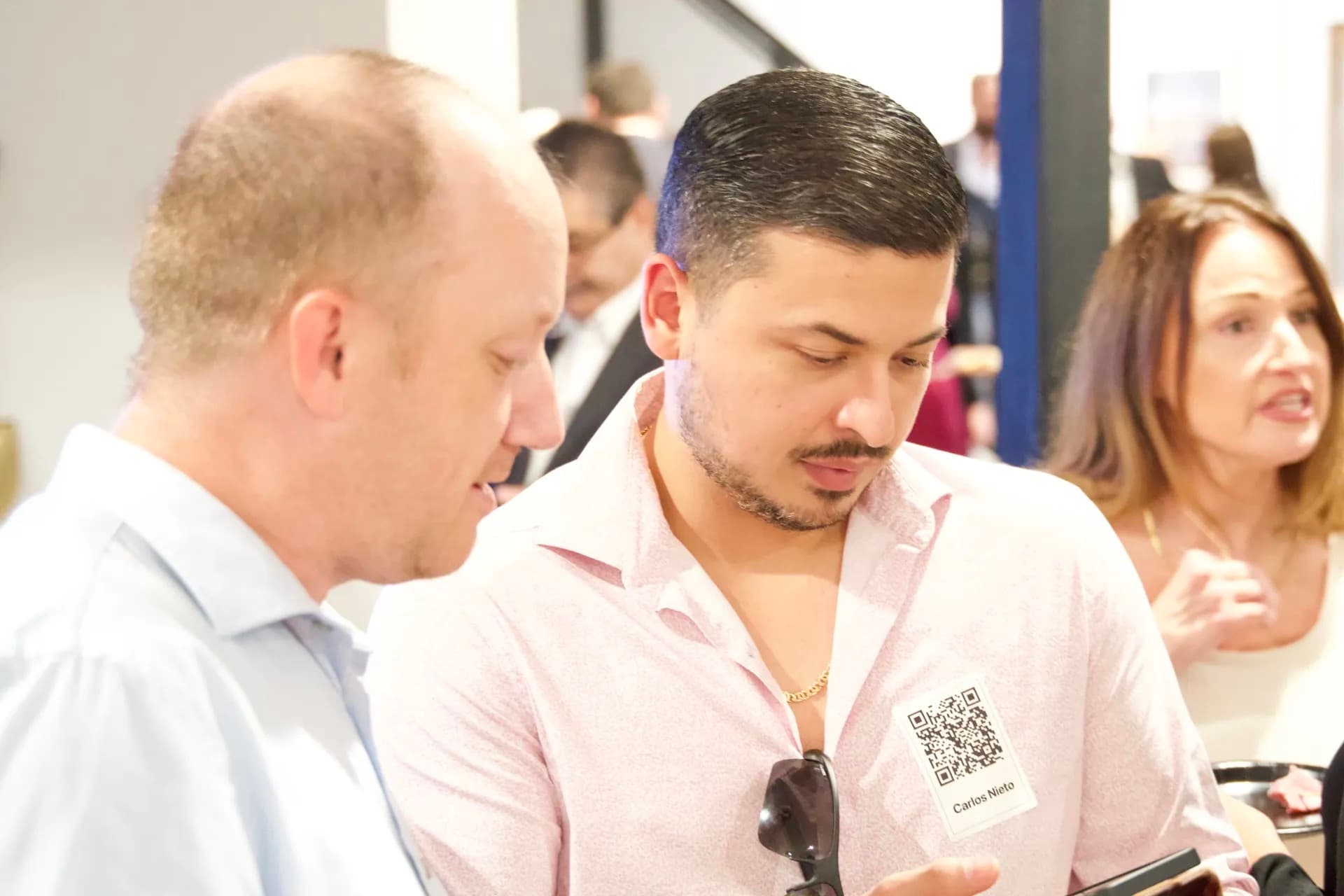 Guests connecting at a Capitol Keys event